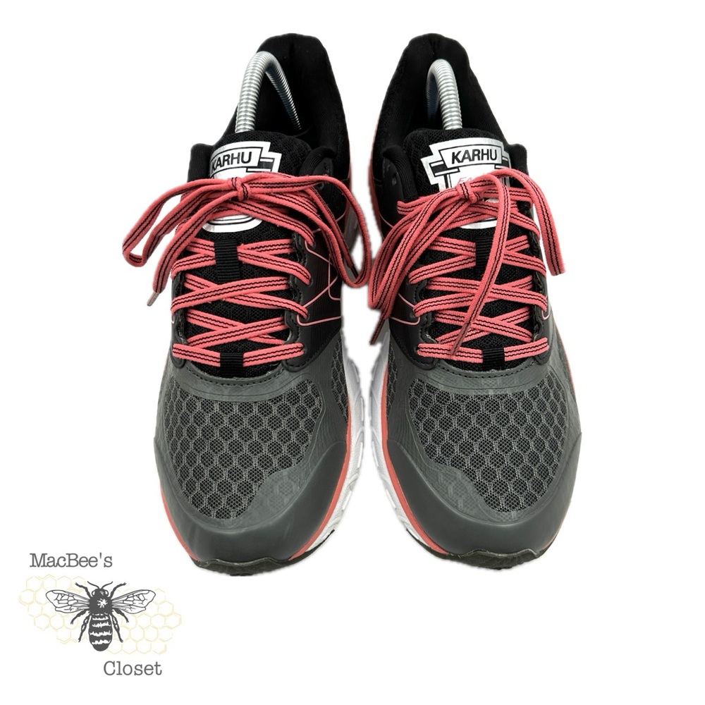KARHU Fast 7 MRE Womens Running Athletic Shoes Black Gray Coral Size 10.5 - Picture 6 of 16